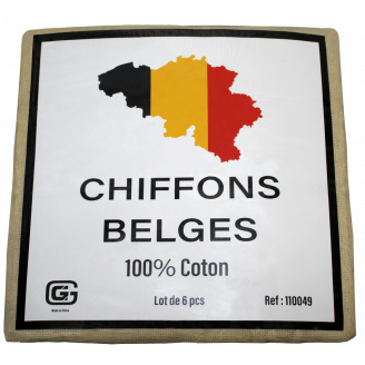 CHIFFONS BELGE 100% Coton