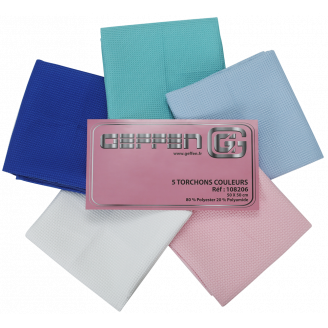 TORCHON SUISSE MIX -  60x50cm